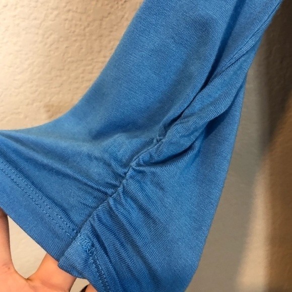 LOGO‎ Lori Goldstein Pocket Tunic Blue Small Petite - Picture 4 of 6